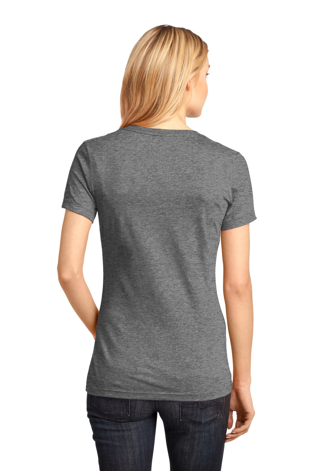 District - Women's Perfect Weight V-Neck Tee. DM1170L