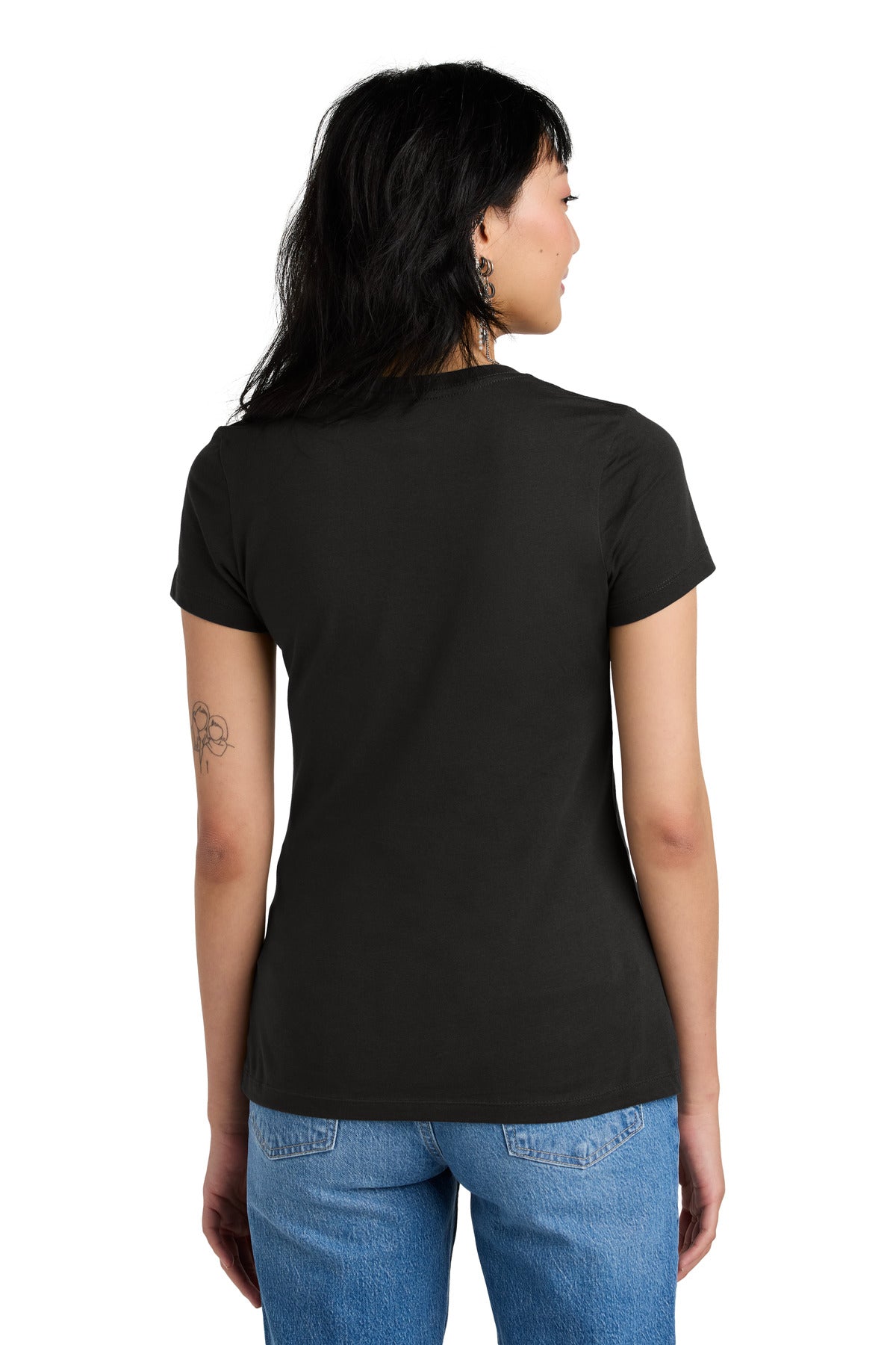 District - Women's Perfect Weight V-Neck Tee. DM1170L