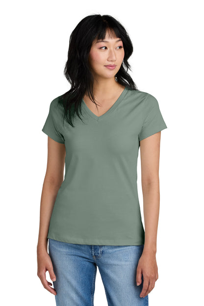 District - Women's Perfect Weight V-Neck Tee. DM1170L