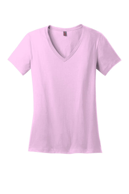 District - Women's Perfect Weight V-Neck Tee. DM1170L