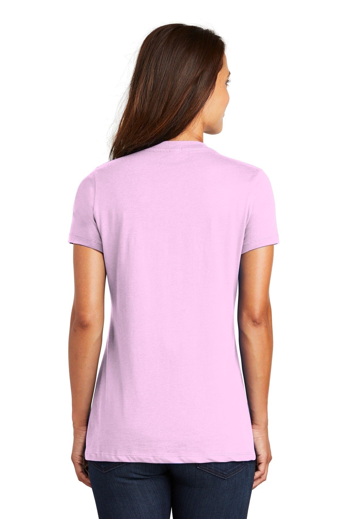 District - Women's Perfect Weight V-Neck Tee. DM1170L