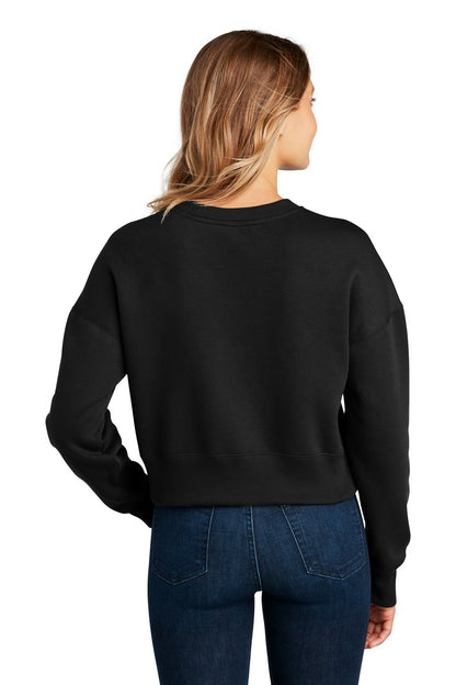 District  Women's Perfect Weight  Fleece Cropped Crew - BEYOUTIFUL - DT1105