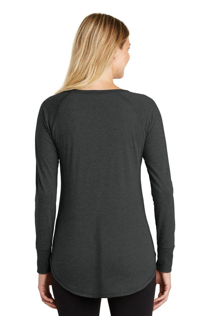 District  Women's Perfect Tri  Long Sleeve Tunic Tee. DT132L