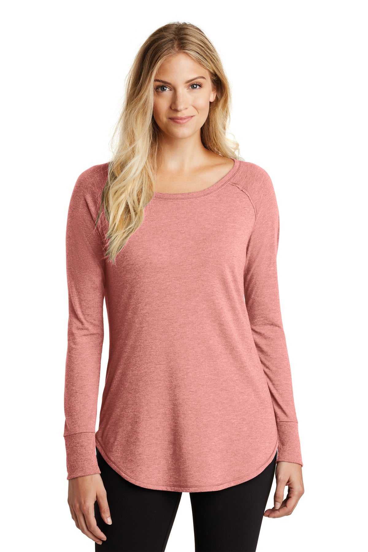 District  Women's Perfect Tri  Long Sleeve Tunic Tee. DT132L