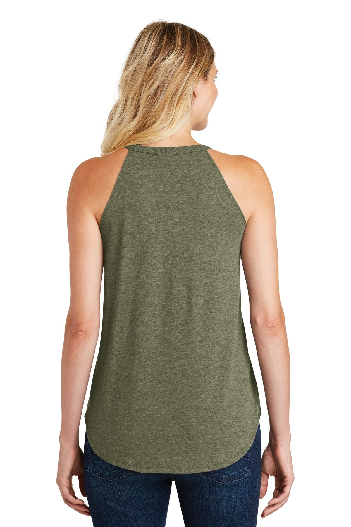 District   Women's Perfect Tri  Rocker Tank - BEYOUTIFUL - DT137L