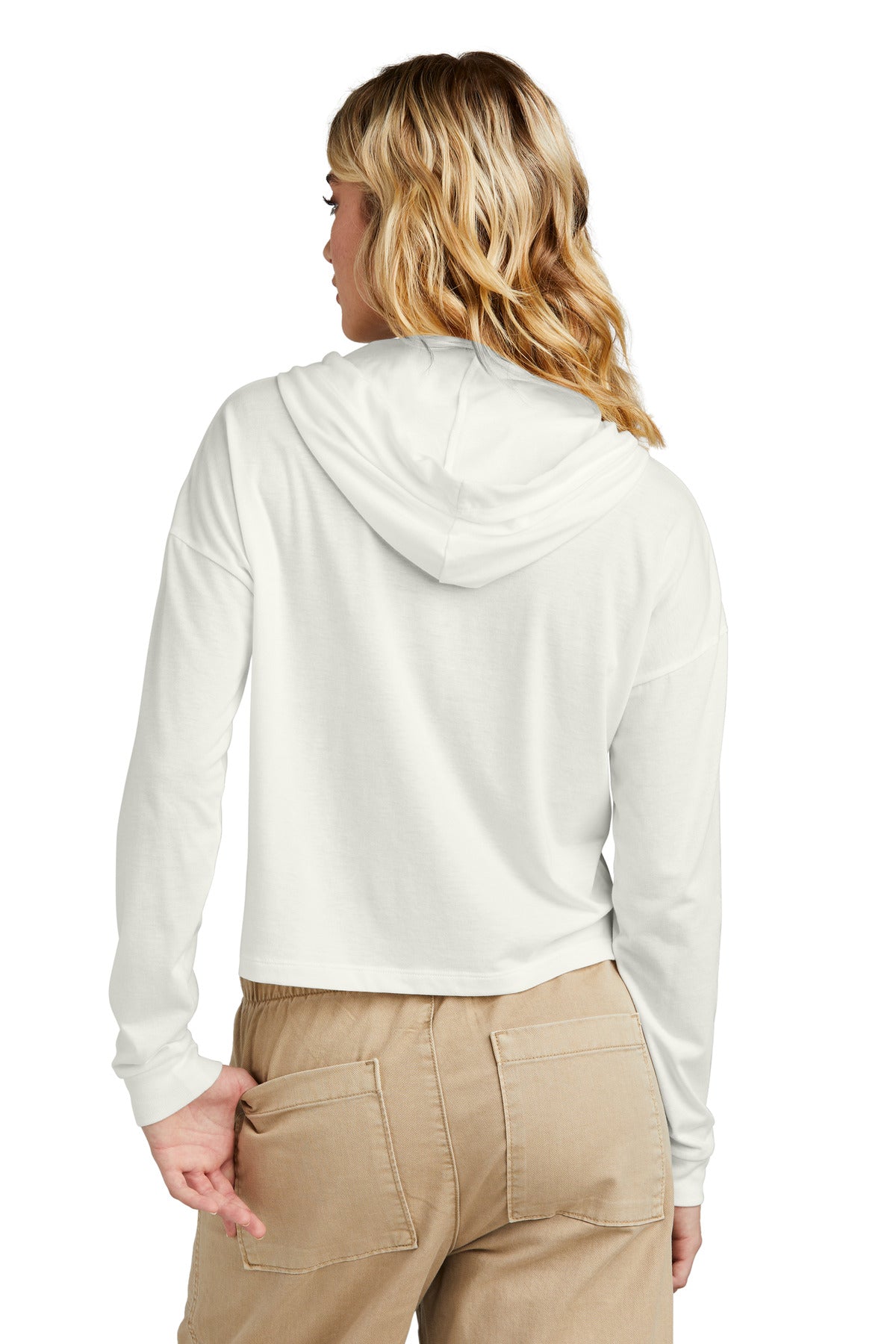 District Women's Perfect Tri Midi Long Sleeve Hoodie - BEYOUTIFUL - DT1390L