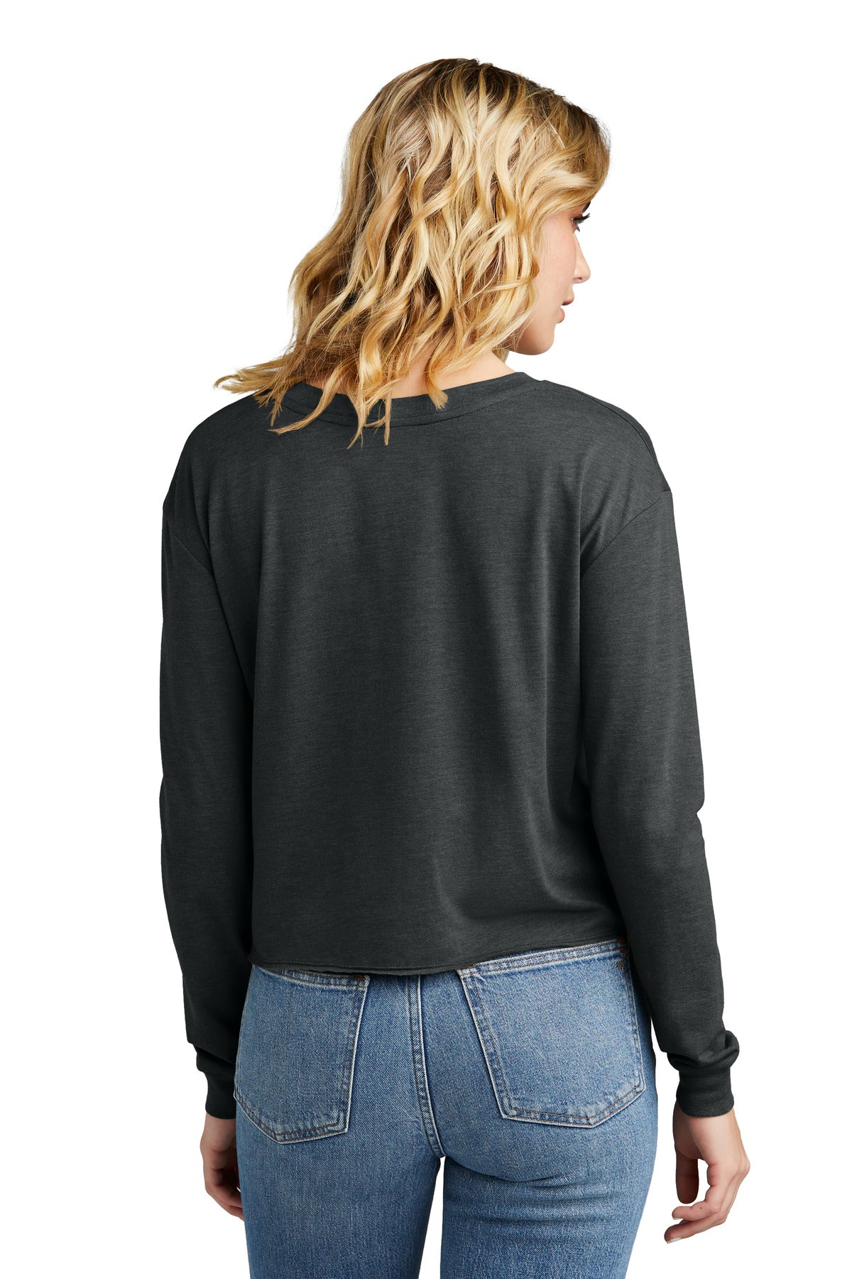 District Women's Perfect Tri Midi Long Sleeve Tee  - BEYOUTIFUL - DT141