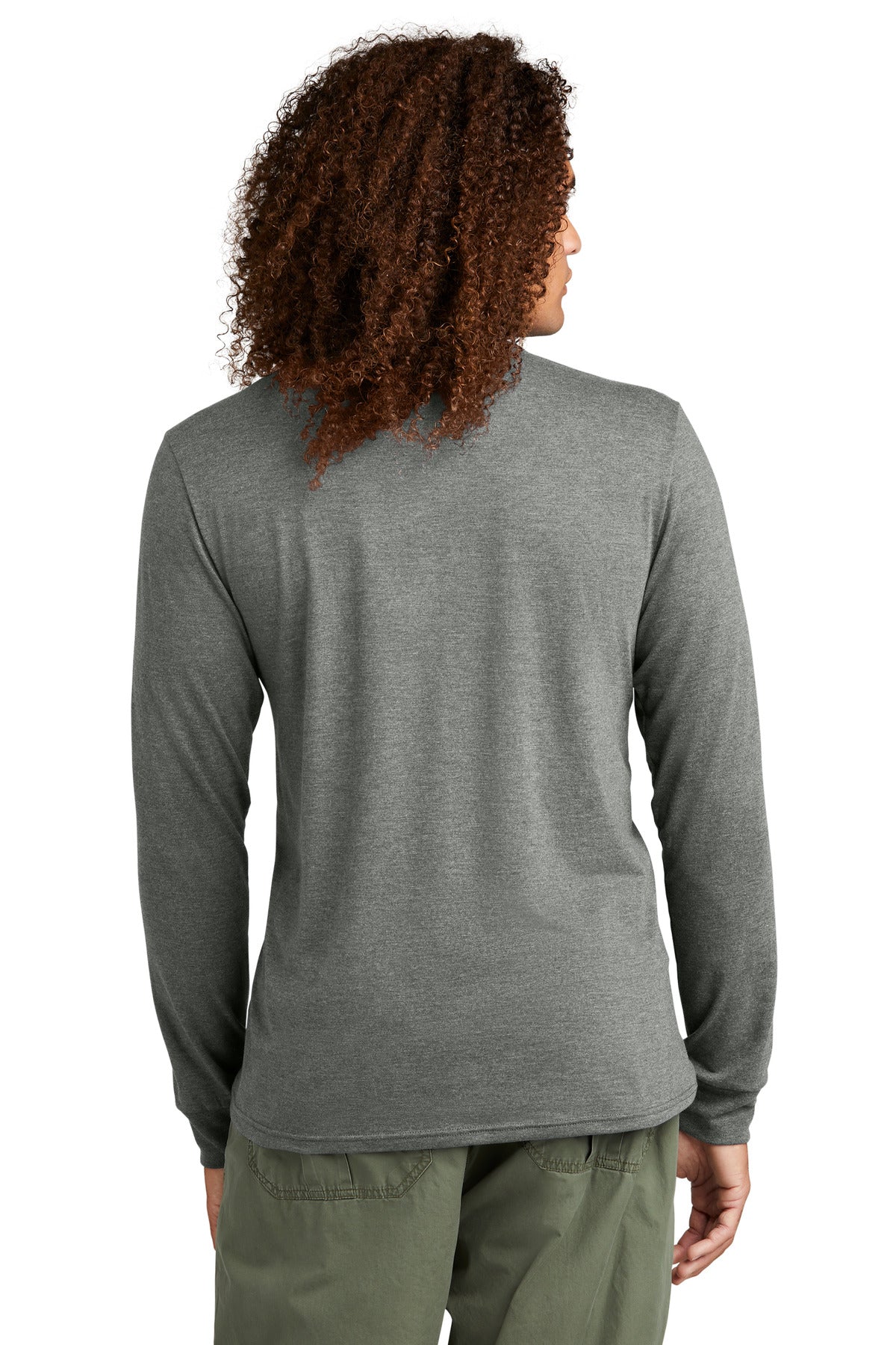 District Perfect Tri Long Sleeve Henley DT145