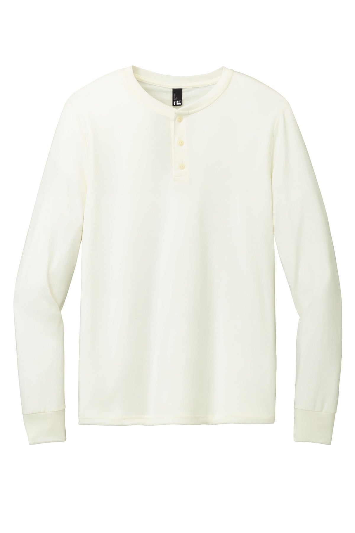 District Perfect Tri Long Sleeve Henley DT145