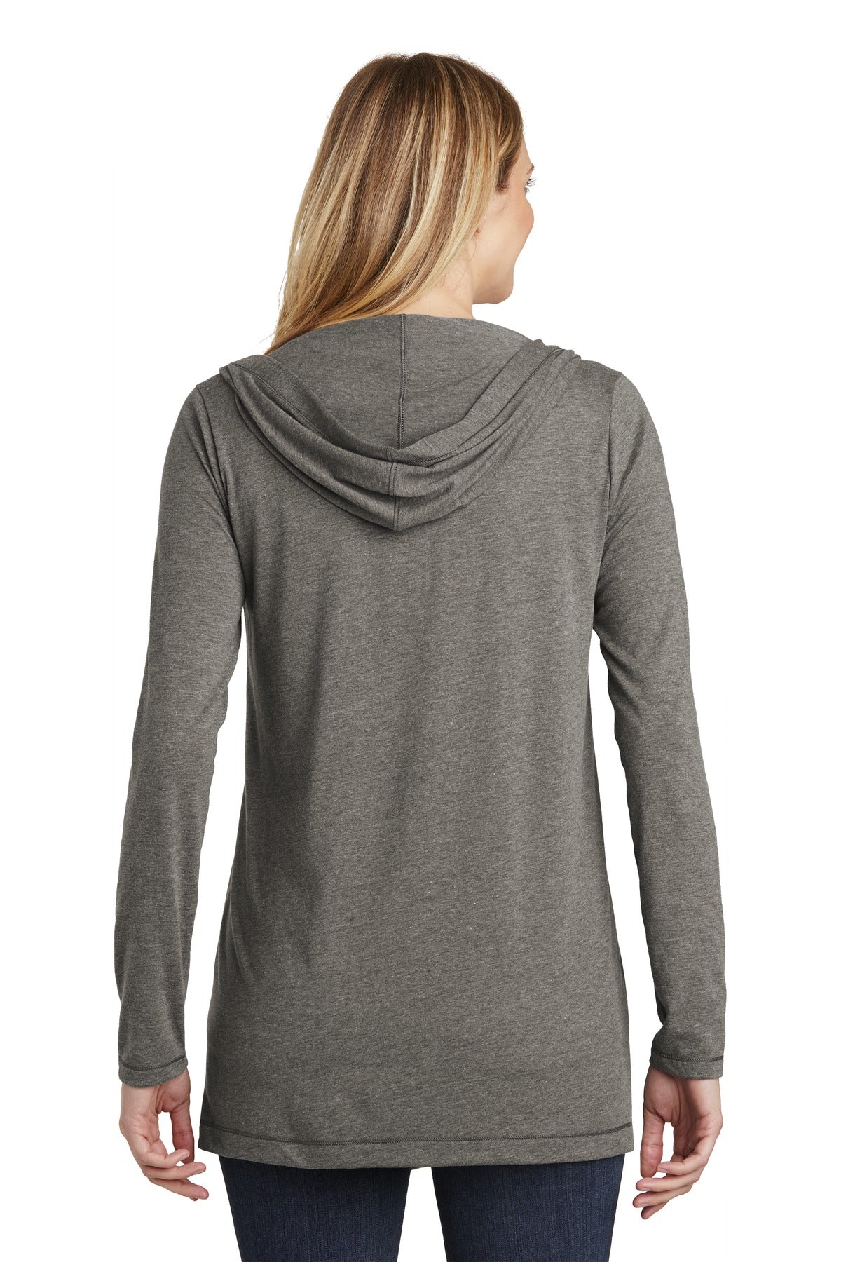 District  Women's Perfect Tri  Hooded Cardigan. DT156