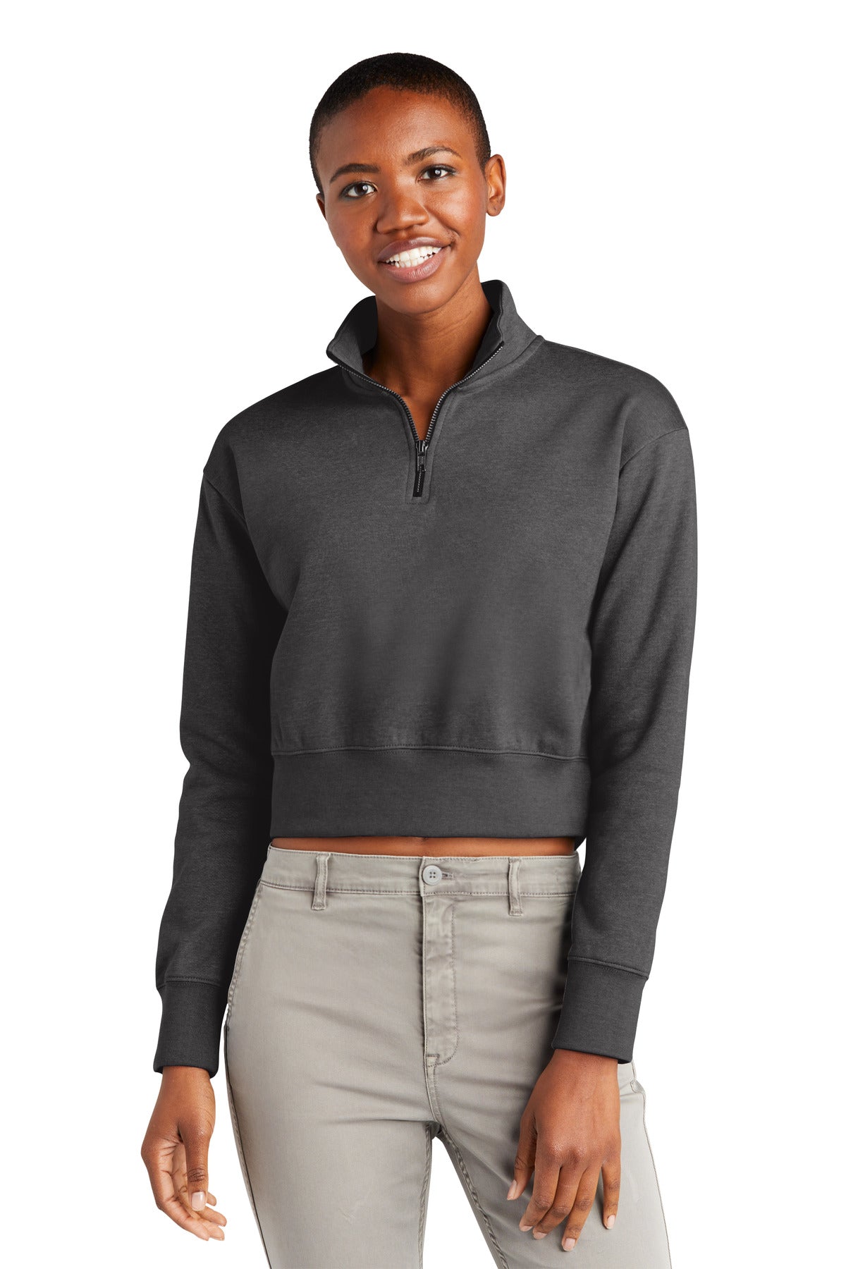 District Women's V.I.T. Fleece 1/2-Zip - BEYOUTIFUL - DT6111