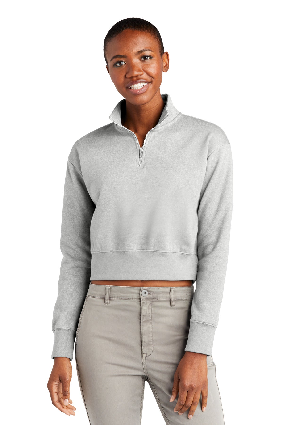 District Women's V.I.T. Fleece 1/2-Zip - BEYOUTIFUL - DT6111