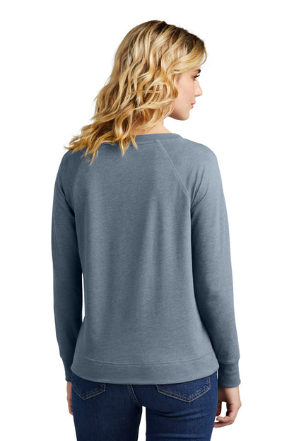 District Women's Featherweight French Terry Long Sleeve Crewneck DT672