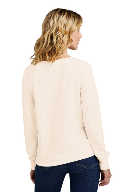 District Women's Featherweight French Terry Long Sleeve Crewneck DT672