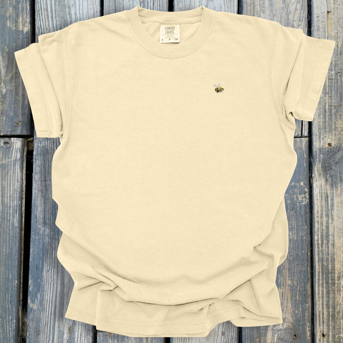 FuzzyBabyBee -  COMFORT COLORS  Heavyweight Ring Spun Tee. 1717