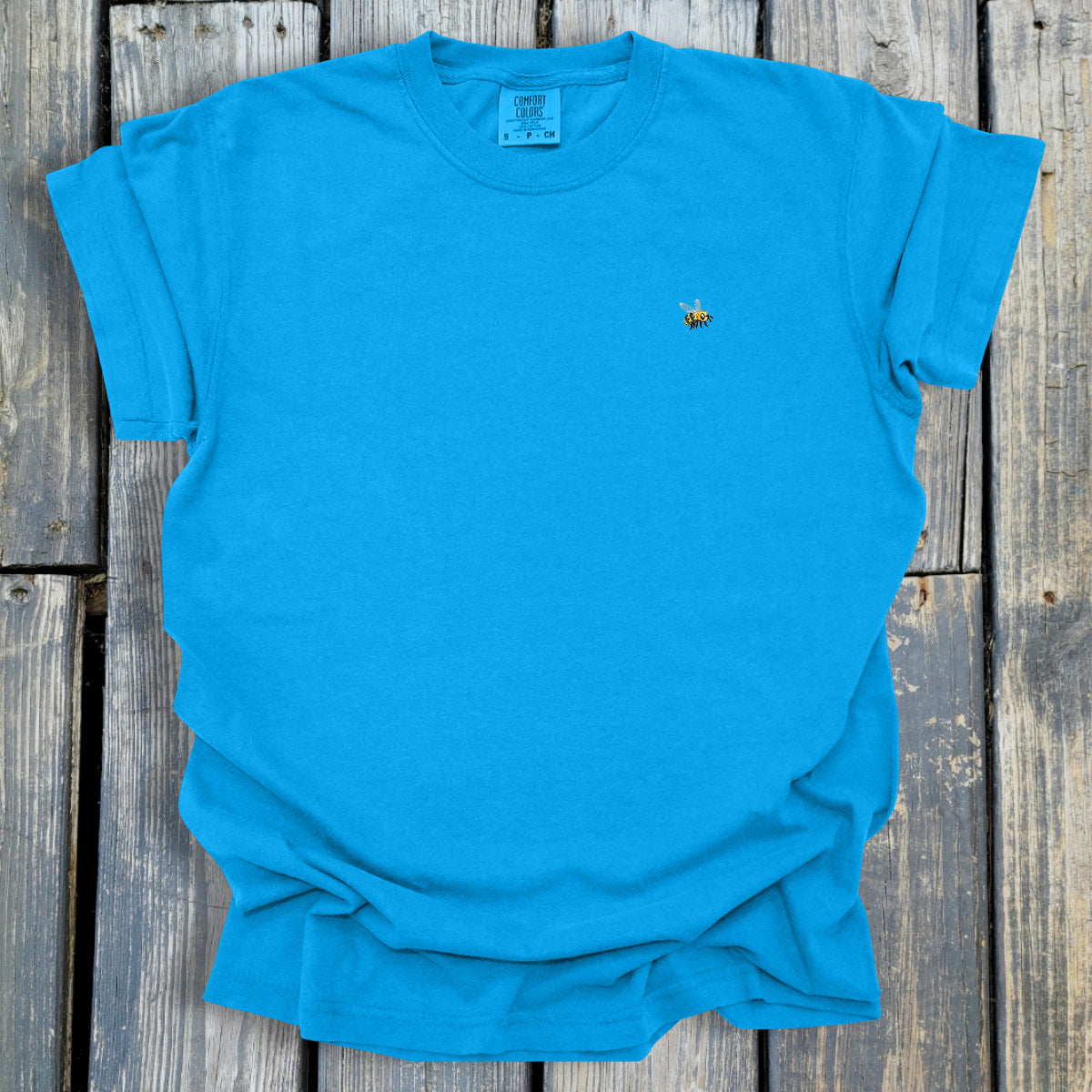 FuzzyBabyBee -  COMFORT COLORS  Heavyweight Ring Spun Tee. 1717