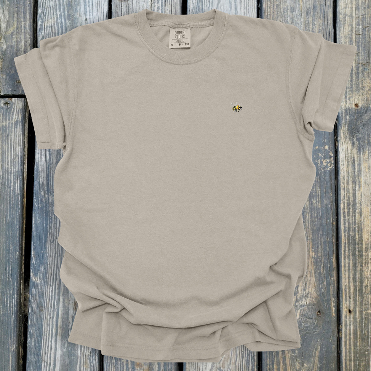 FuzzyBabyBee -  COMFORT COLORS  Heavyweight Ring Spun Tee. 1717