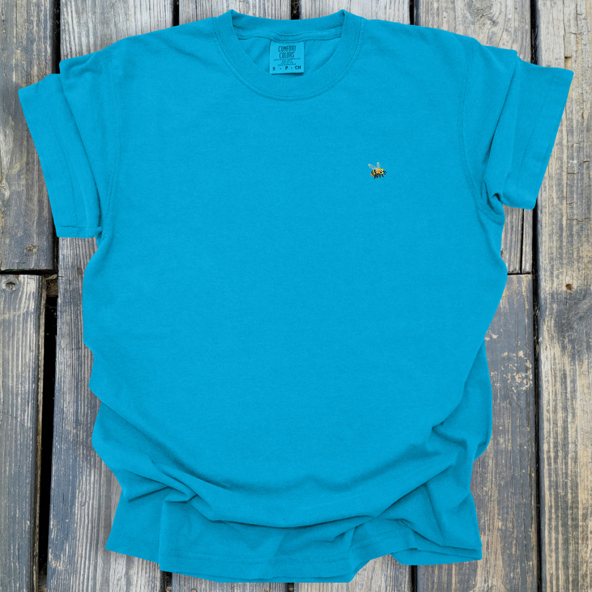 FuzzyBabyBee -  COMFORT COLORS  Heavyweight Ring Spun Tee. 1717