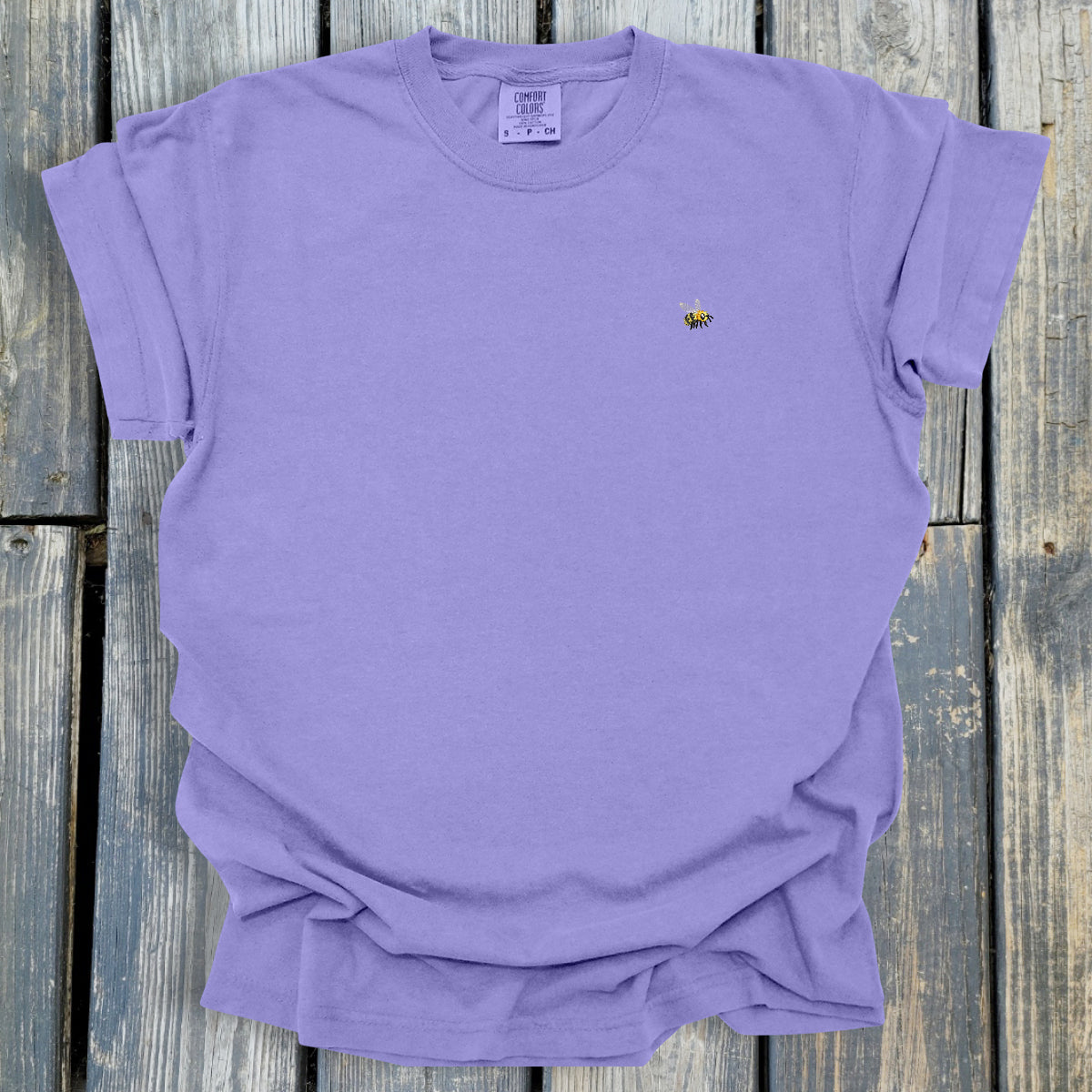 FuzzyBabyBee -  COMFORT COLORS  Heavyweight Ring Spun Tee. 1717