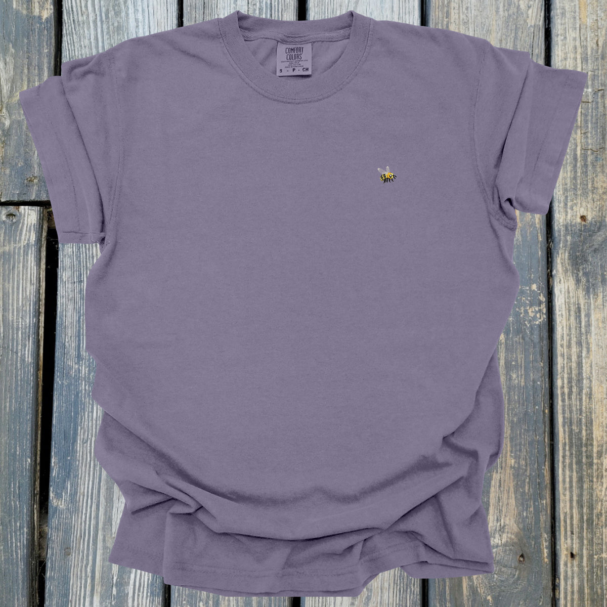 FuzzyBabyBee -  COMFORT COLORS  Heavyweight Ring Spun Tee. 1717