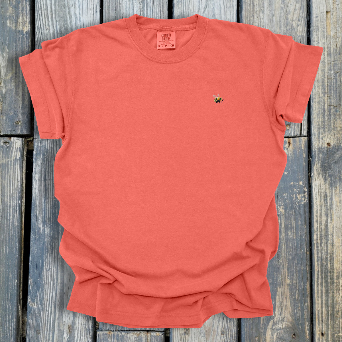 FuzzyBabyBee -  COMFORT COLORS  Heavyweight Ring Spun Tee. 1717