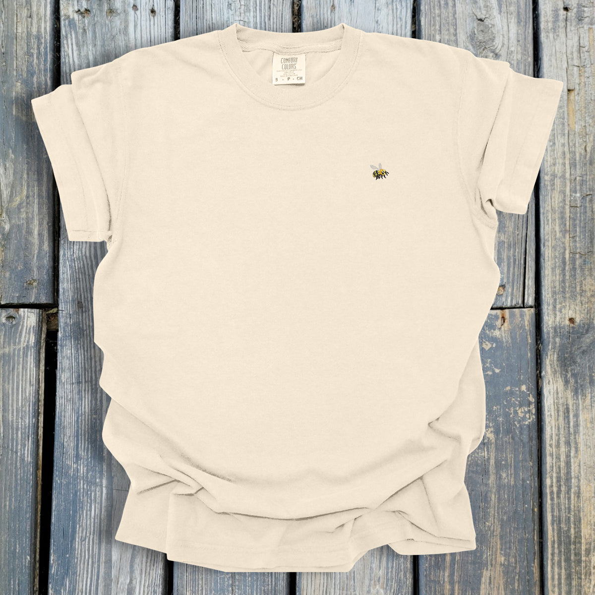 FuzzyBabyBee -  COMFORT COLORS  Heavyweight Ring Spun Tee. 1717