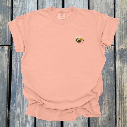 FuzzyBuzzyBee -  COMFORT COLORS  Heavyweight Ring Spun Tee. 1717