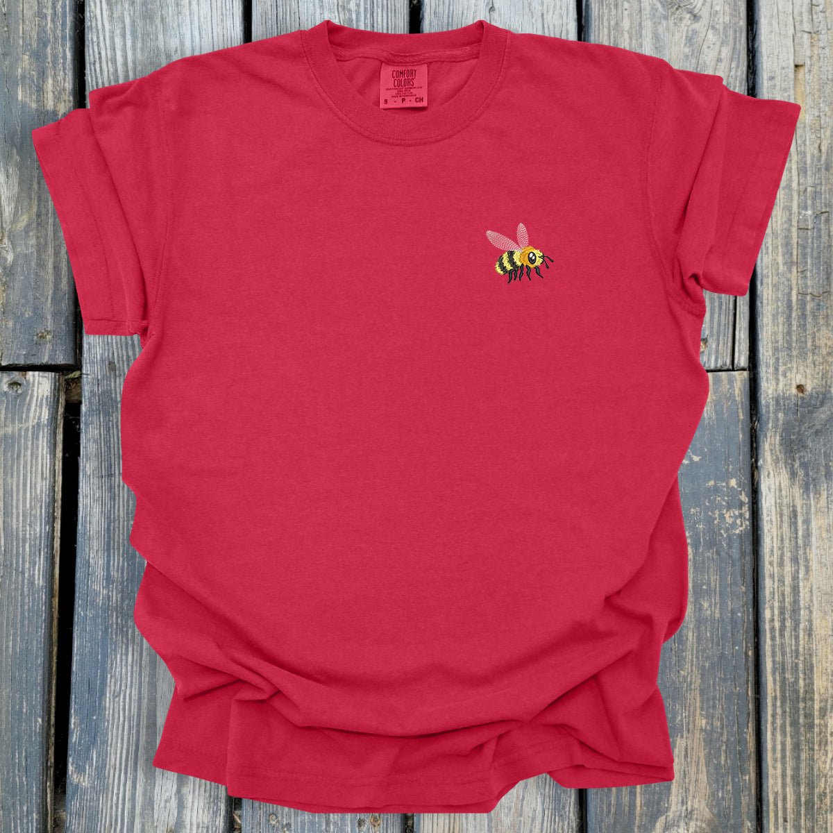 FuzzyBuzzyBee -  COMFORT COLORS  Heavyweight Ring Spun Tee. 1717