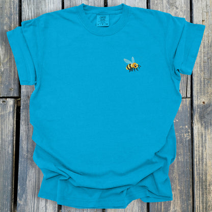 FuzzyBuzzyBee -  COMFORT COLORS  Heavyweight Ring Spun Tee. 1717