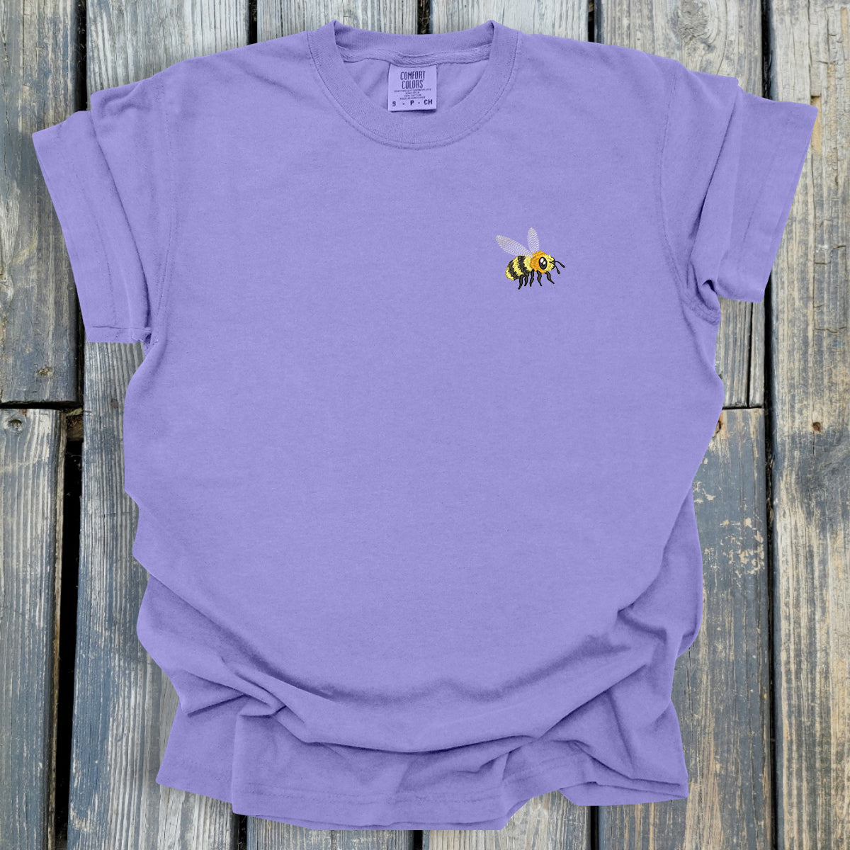 FuzzyBuzzyBee -  COMFORT COLORS  Heavyweight Ring Spun Tee. 1717