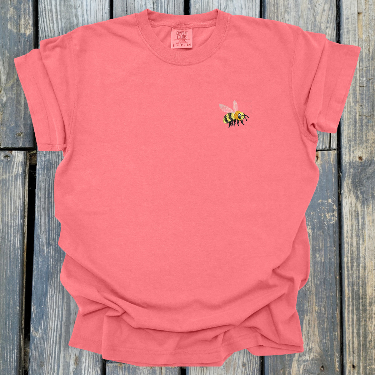 FuzzyBuzzyBee -  COMFORT COLORS  Heavyweight Ring Spun Tee. 1717