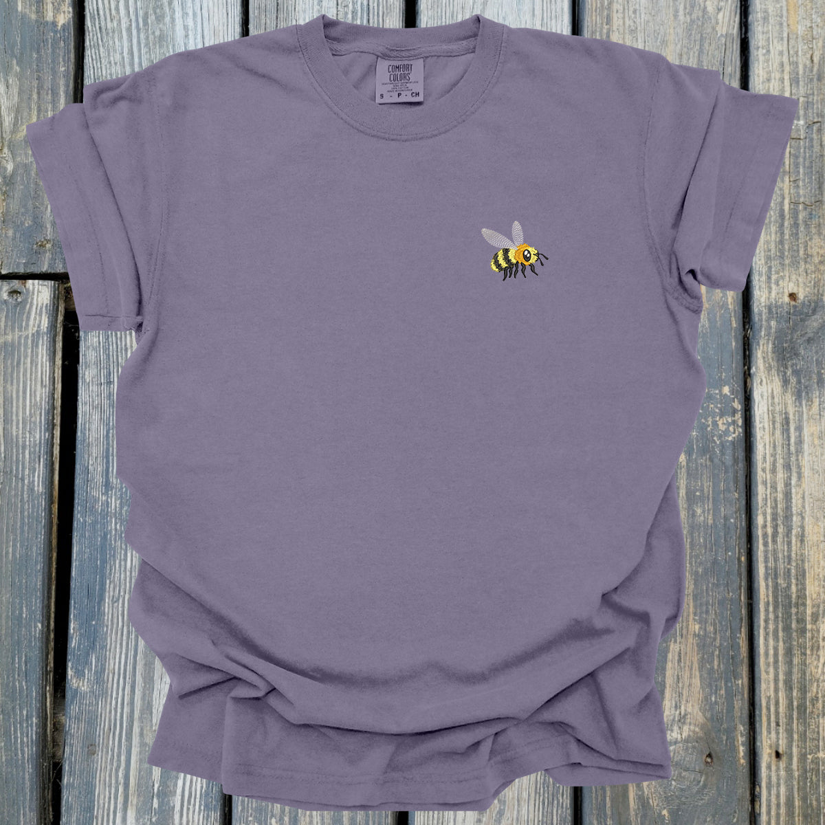 FuzzyBuzzyBee -  COMFORT COLORS  Heavyweight Ring Spun Tee. 1717