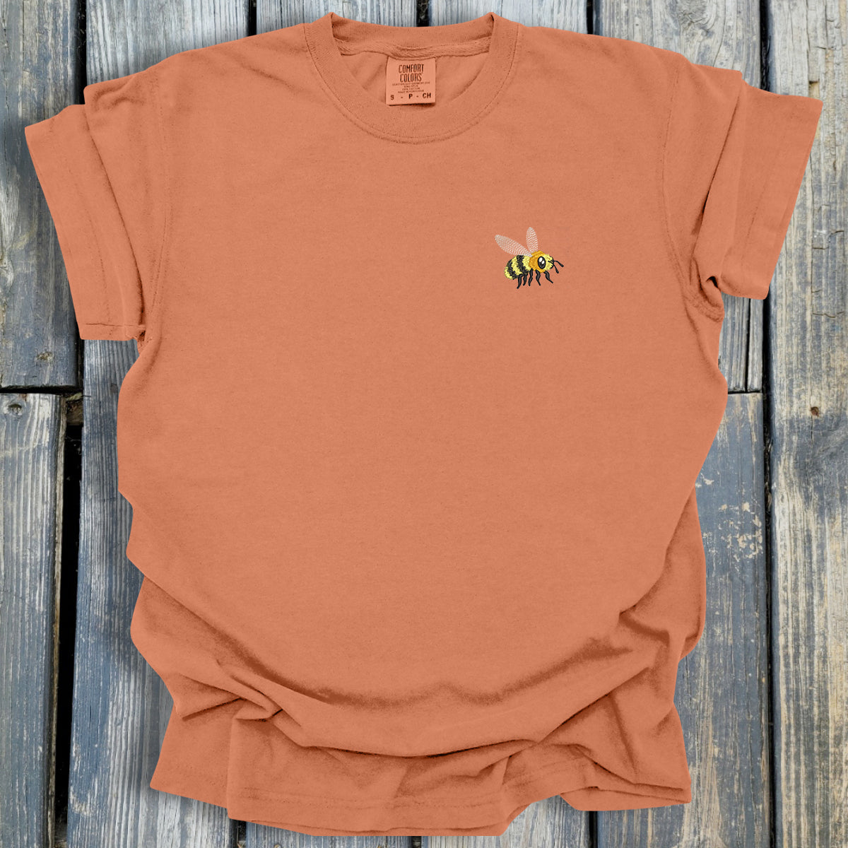 FuzzyBuzzyBee -  COMFORT COLORS  Heavyweight Ring Spun Tee. 1717