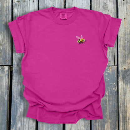 FuzzyBuzzyBee -  COMFORT COLORS  Heavyweight Ring Spun Tee. 1717