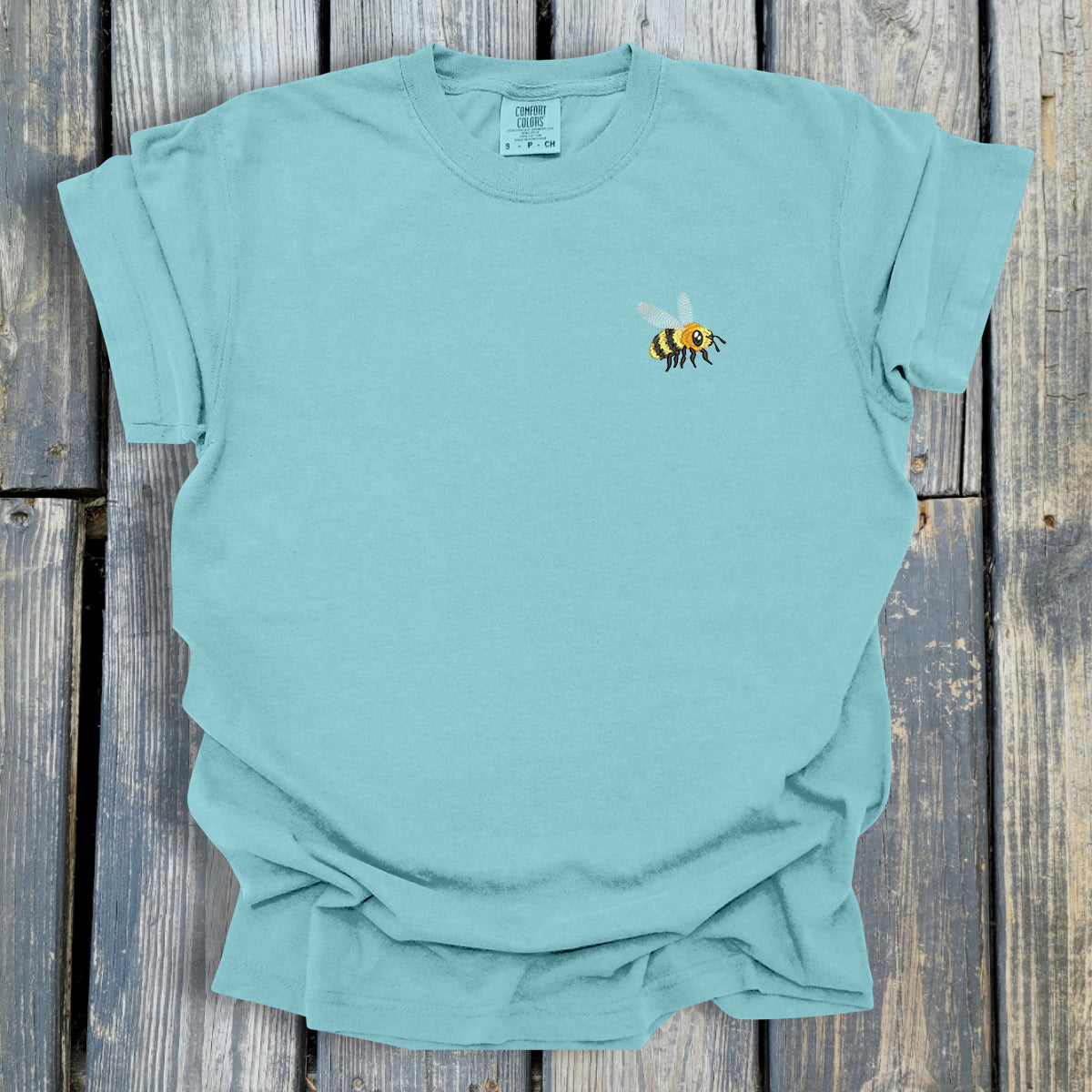 FuzzyBuzzyBee -  COMFORT COLORS  Heavyweight Ring Spun Tee. 1717