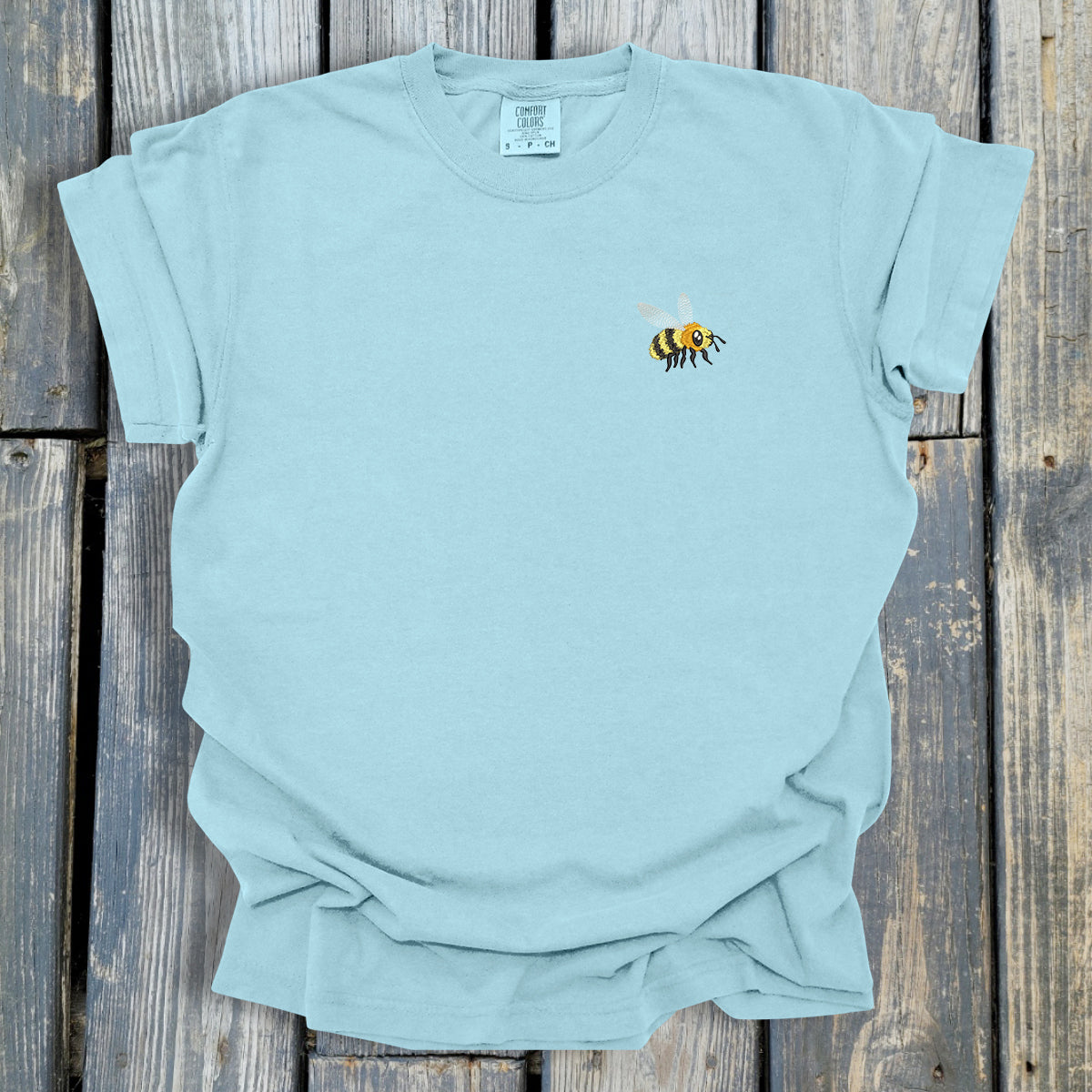 FuzzyBuzzyBee -  COMFORT COLORS  Heavyweight Ring Spun Tee. 1717