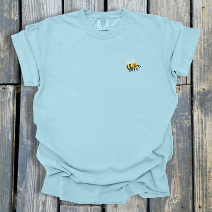 FuzzyBuzzyBee -  COMFORT COLORS  Heavyweight Ring Spun Tee. 1717