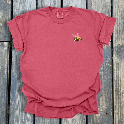 FuzzyBuzzyBee -  COMFORT COLORS  Heavyweight Ring Spun Tee. 1717