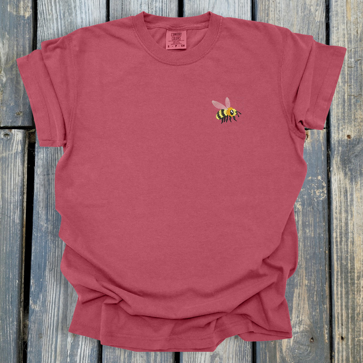 FuzzyBuzzyBee -  COMFORT COLORS  Heavyweight Ring Spun Tee. 1717