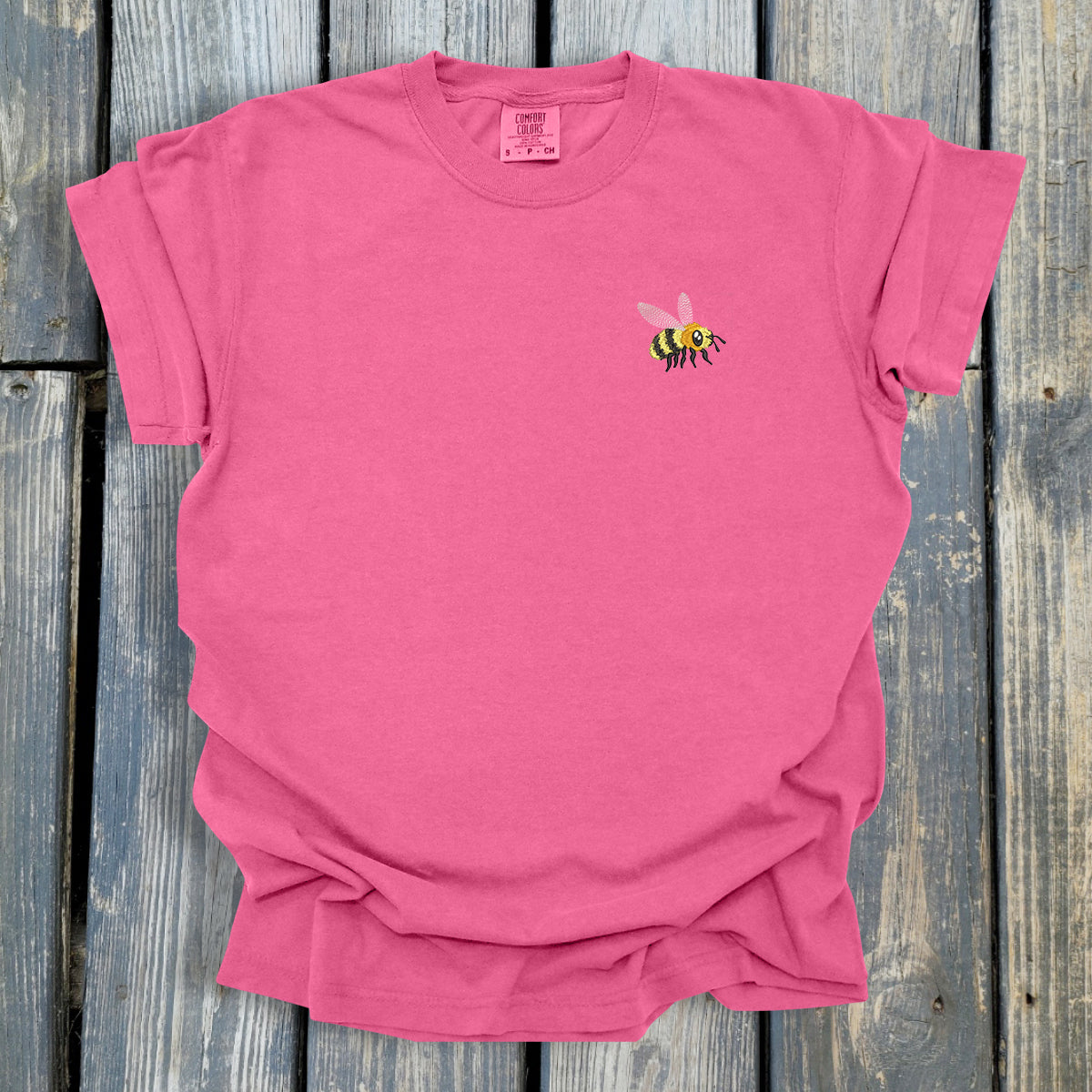 FuzzyBuzzyBee -  COMFORT COLORS  Heavyweight Ring Spun Tee. 1717