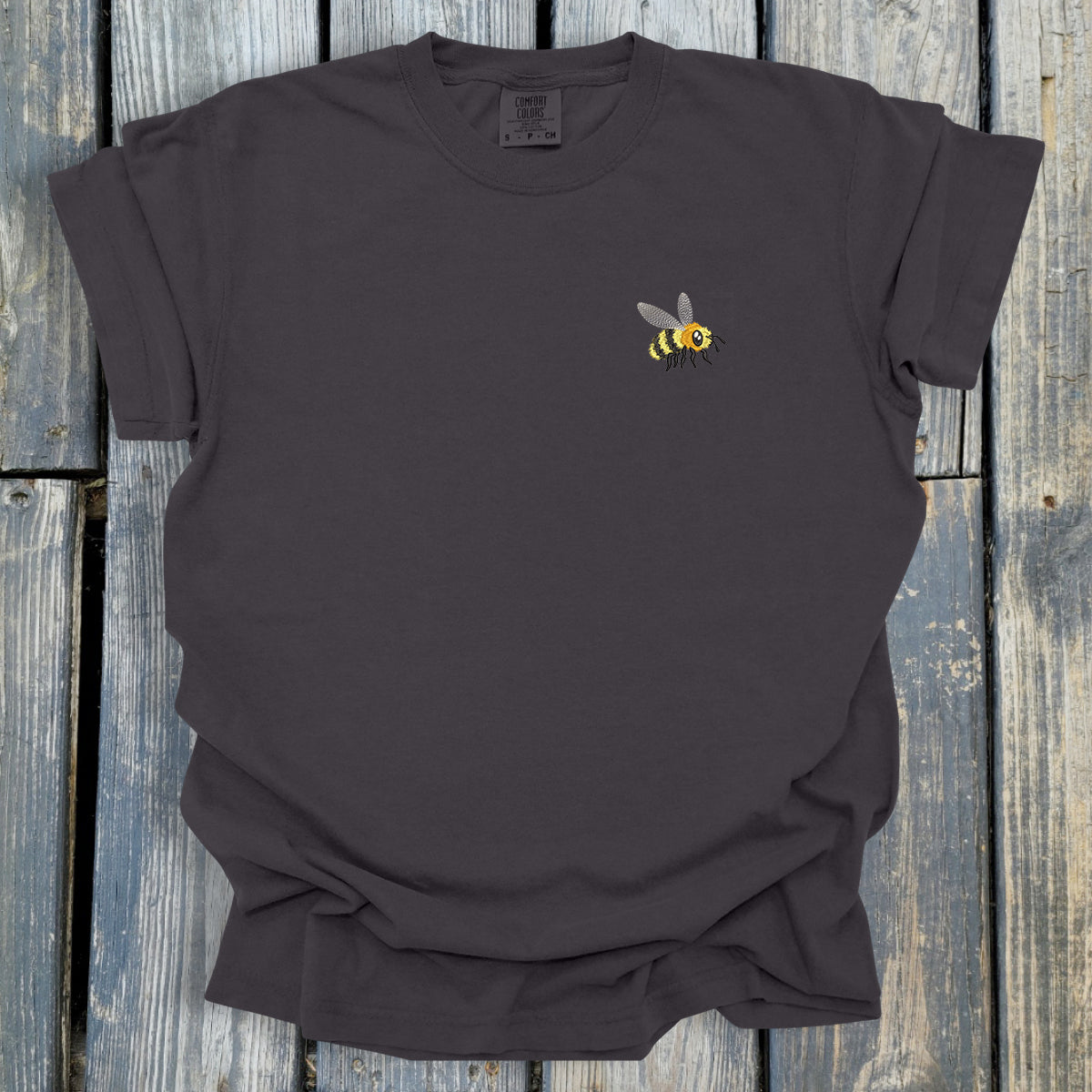 FuzzyBuzzyBee -  COMFORT COLORS  Heavyweight Ring Spun Tee. 1717