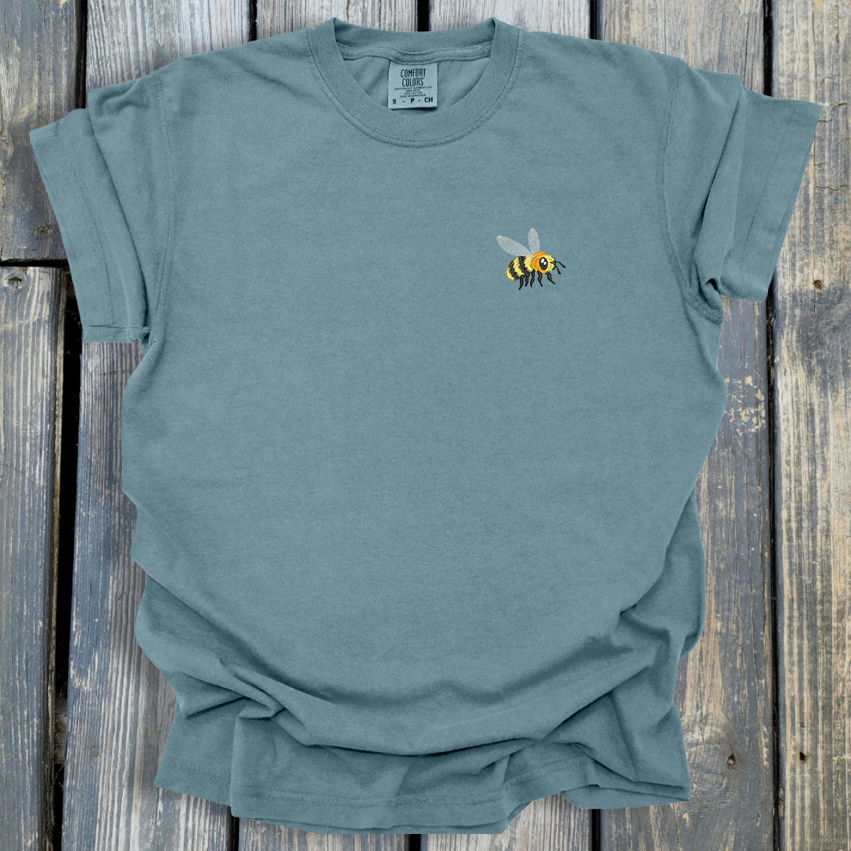 FuzzyBuzzyBee -  COMFORT COLORS  Heavyweight Ring Spun Tee. 1717