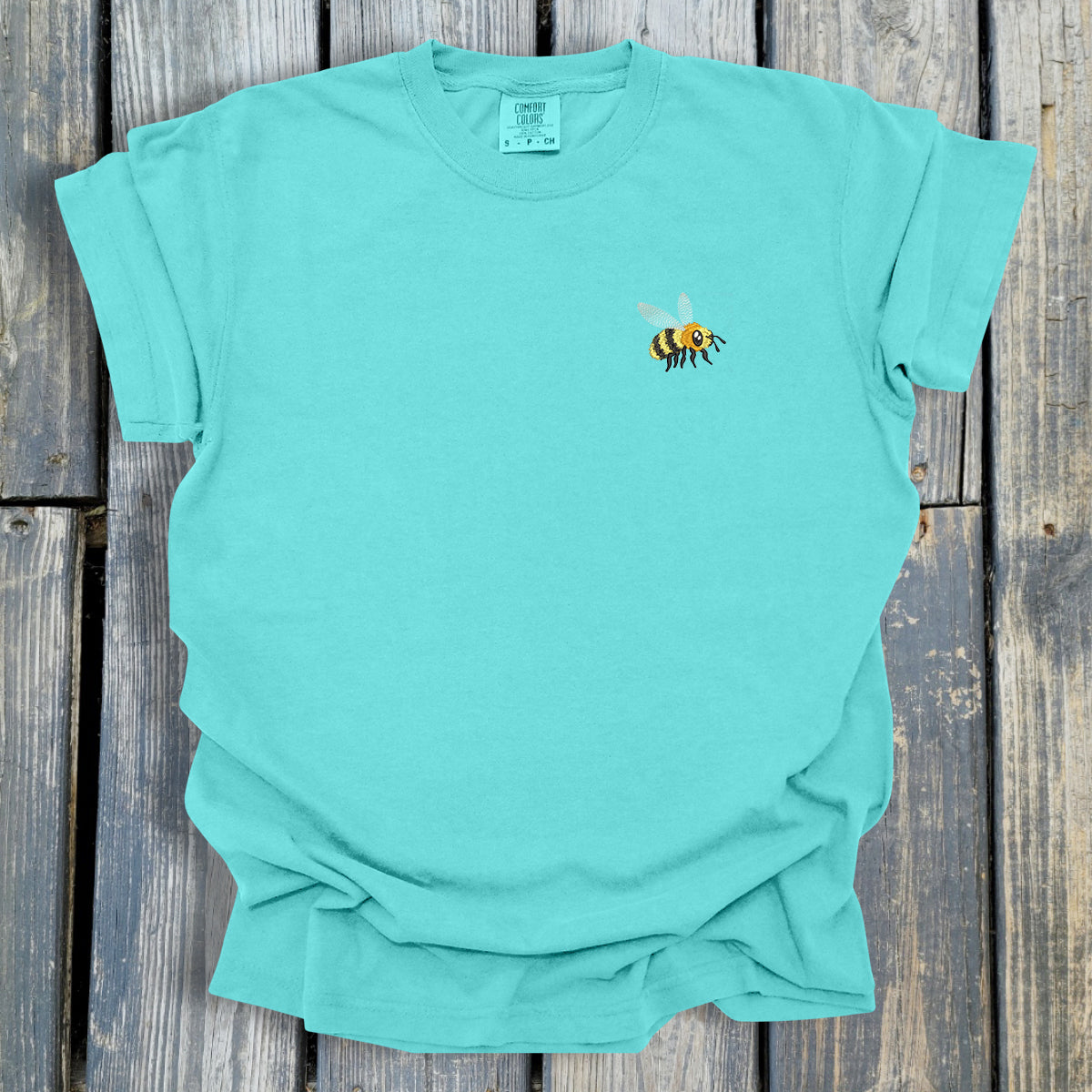 FuzzyBuzzyBee -  COMFORT COLORS  Heavyweight Ring Spun Tee. 1717