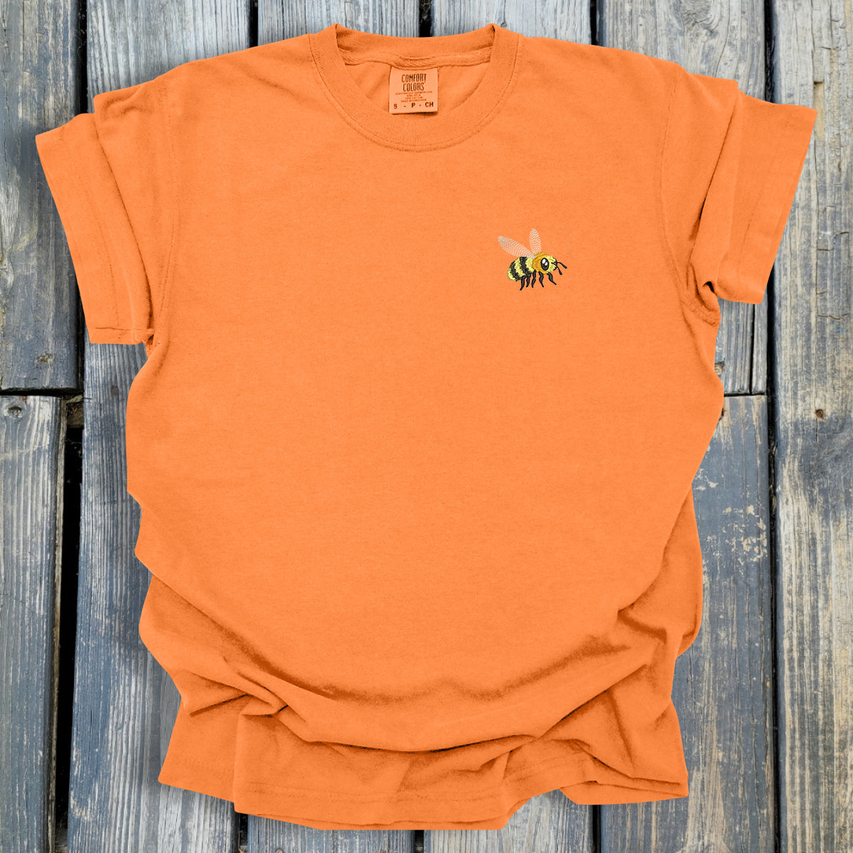 FuzzyBuzzyBee -  COMFORT COLORS  Heavyweight Ring Spun Tee. 1717