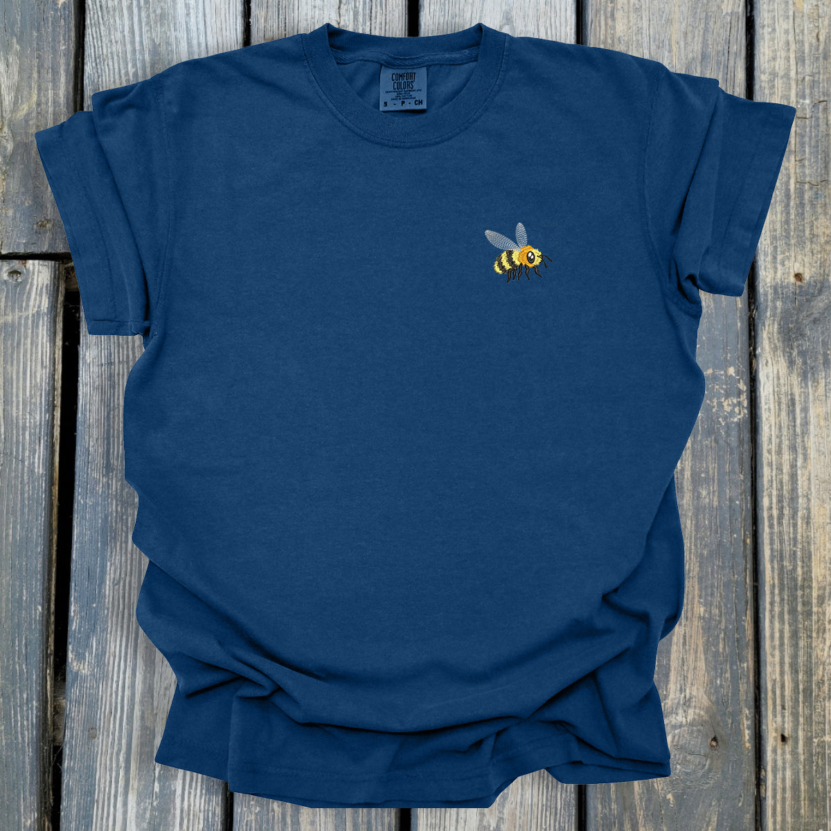 FuzzyBuzzyBee -  COMFORT COLORS  Heavyweight Ring Spun Tee. 1717