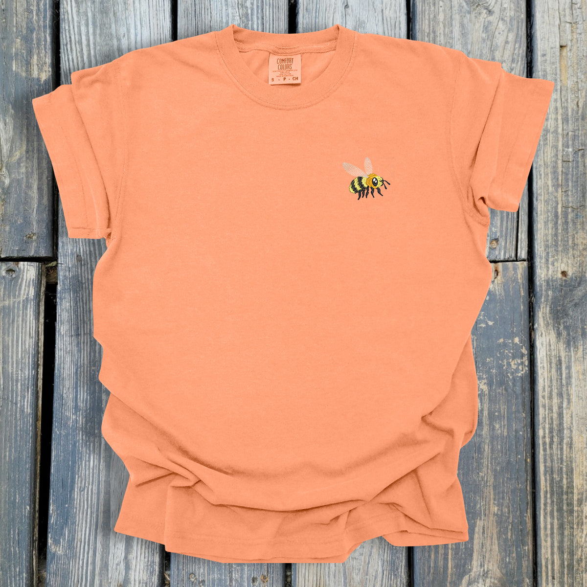 FuzzyBuzzyBee -  COMFORT COLORS  Heavyweight Ring Spun Tee. 1717