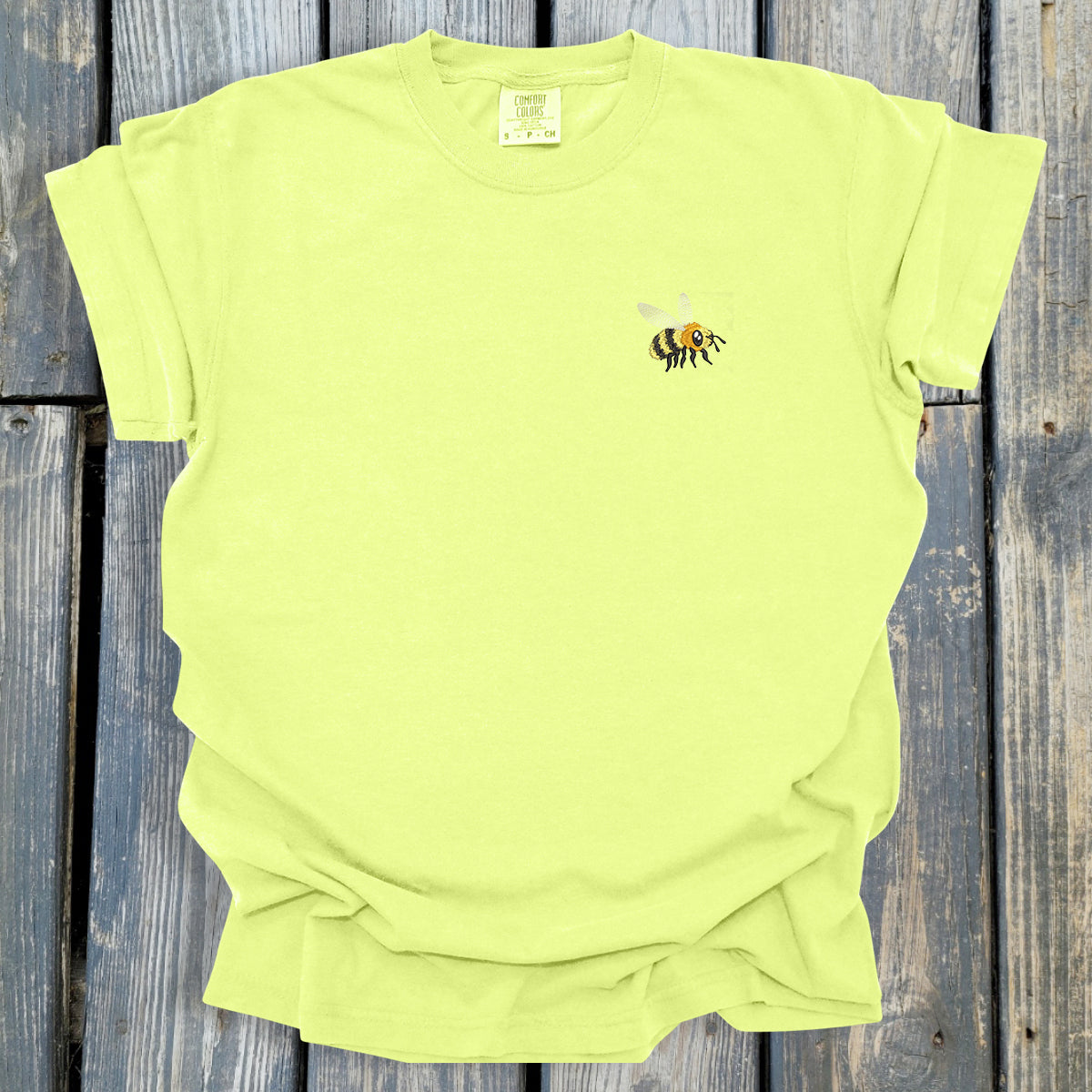 FuzzyBuzzyBee -  COMFORT COLORS  Heavyweight Ring Spun Tee. 1717