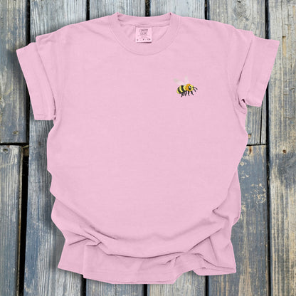 FuzzyBuzzyBee -  COMFORT COLORS  Heavyweight Ring Spun Tee. 1717