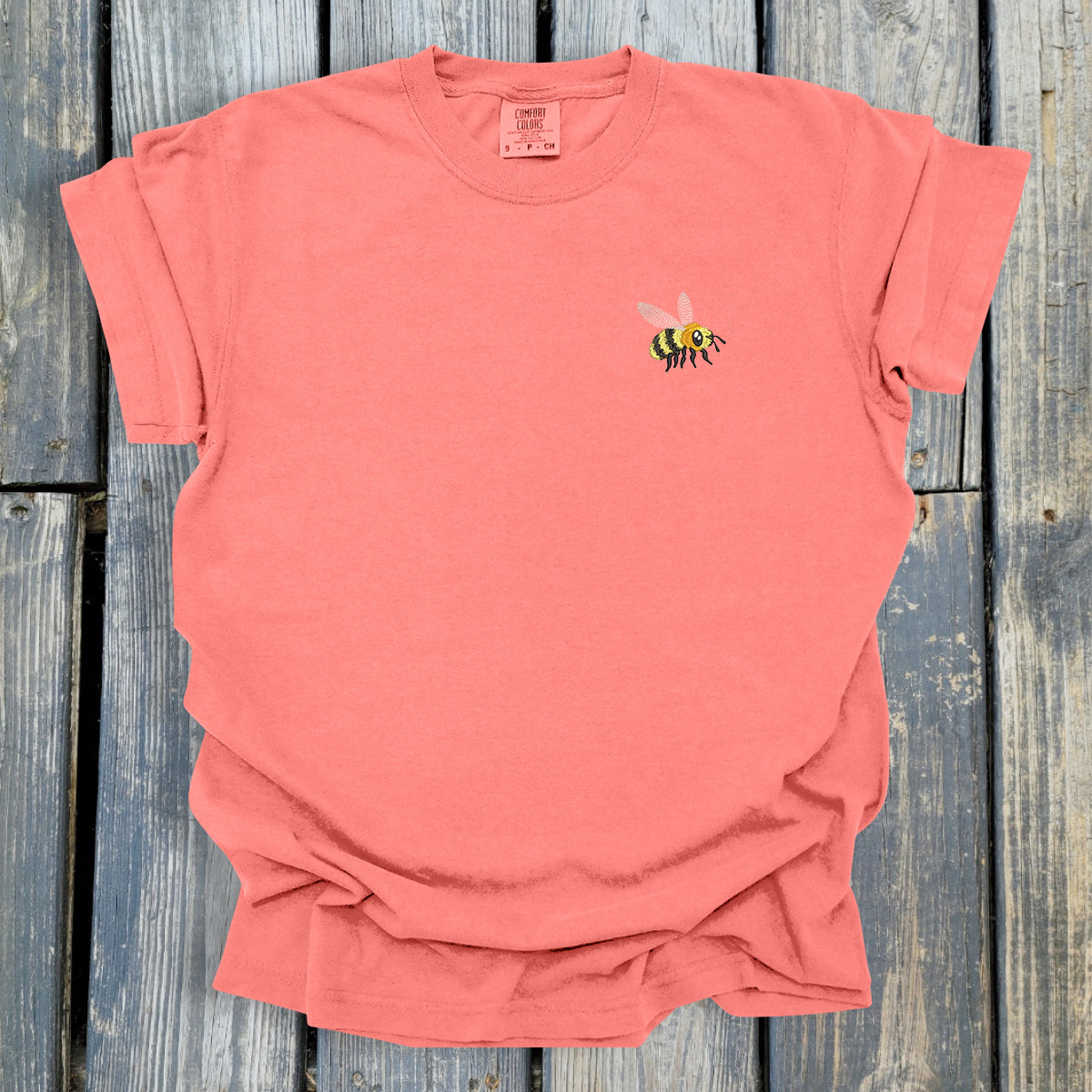 FuzzyBuzzyBee -  COMFORT COLORS  Heavyweight Ring Spun Tee. 1717