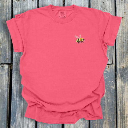 FuzzyBuzzyBee -  COMFORT COLORS  Heavyweight Ring Spun Tee. 1717